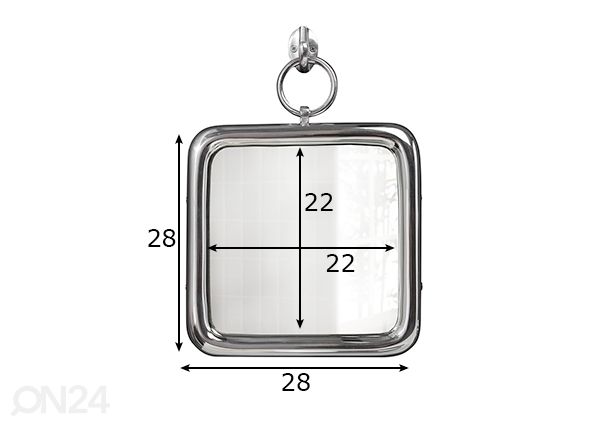 Seinapeegel Portrait mõõdud