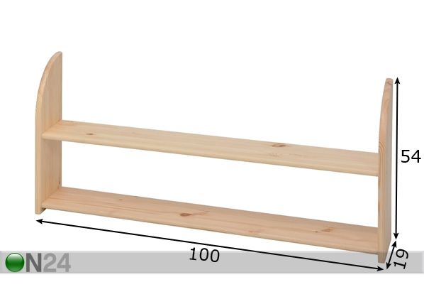 Seinariiul 100 cm mõõdud