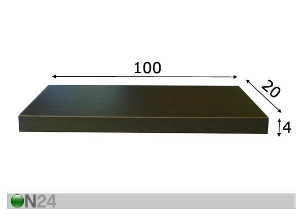Seinariiul 100 cm mõõdud