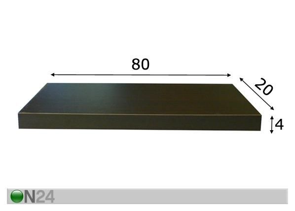 Seinariiul 80 cm mõõdud