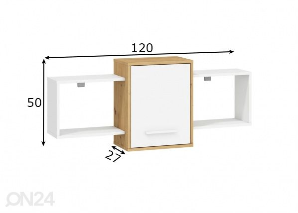 Seinariiul Clon 120 cm mõõdud