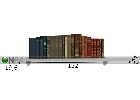 Seinariiul Florencia 132 cm mõõdud