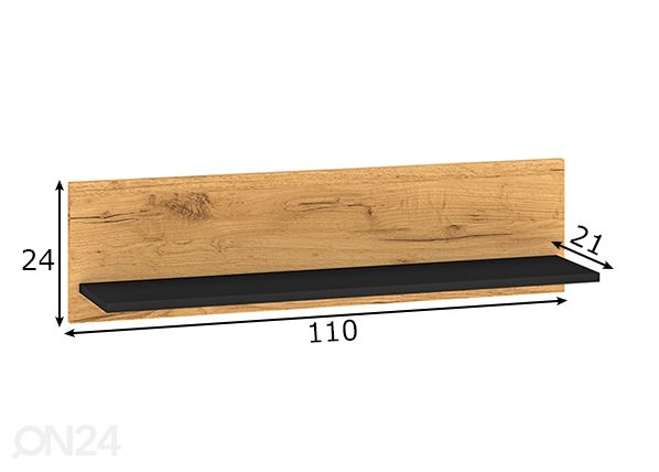 Seinariiul Gotland 110 cm mõõdud