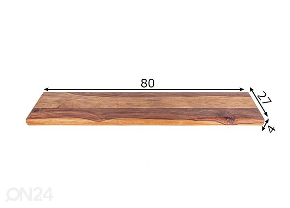 Seinariiul Mammut 80 cm mõõdud