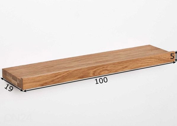 Seinariiul Wood, tamm 100 cm mõõdud