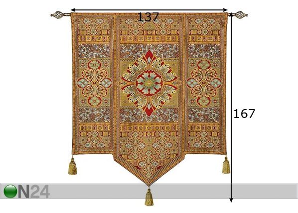Seinavaip Gobelään Maroc 167x137 cm mõõdud