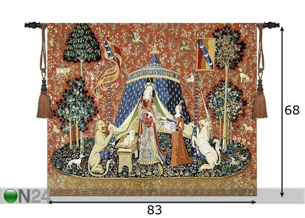 Seinavaip Gobelään Unicorn mõõdud