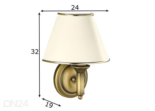 Seinavalgusti Classic 1/2 mõõdud