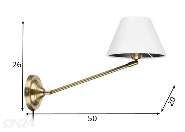 Seinavalgusti Garda mõõdud