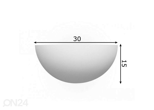 Seinavalgusti Gypsum