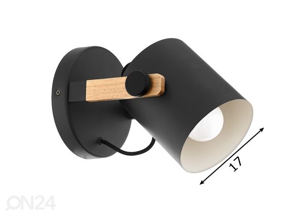 Seinavalgusti Hornwood mõõdud