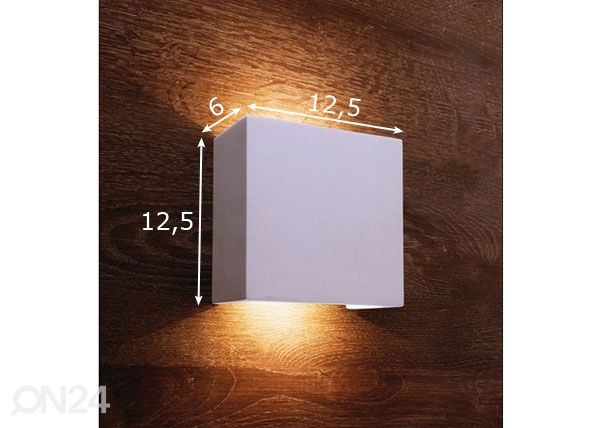 Seinavalgusti Quinta LED mõõdud