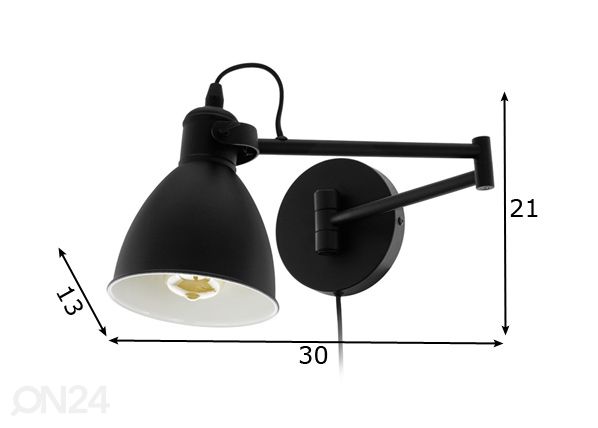 Seinavalgusti San Peri mõõdud