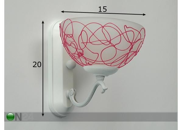 Seinavalgusti Sfera mõõdud