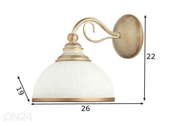 Seinavalgusti Xsara mõõdud
