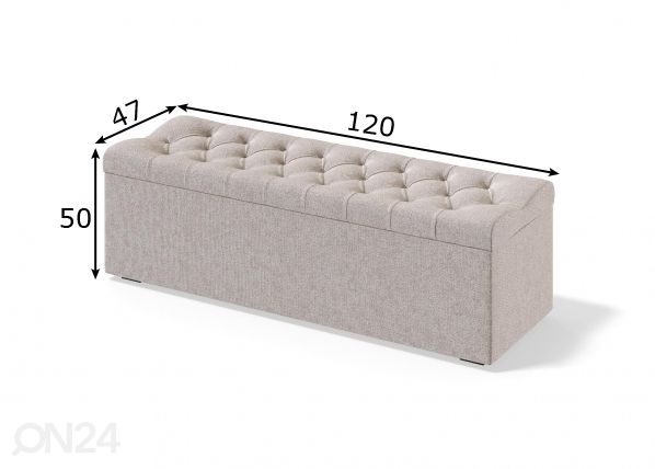 Sleepwell jalutsikast RED/BLACK SOLHALL 120 cm mõõdud
