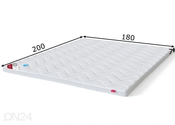 Sleepwell kattemadrats TOP HR foam Plus 180x200 cm mõõdud