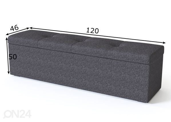 Sleepwell riidekast RED Ulvasen 120 cm mõõdud