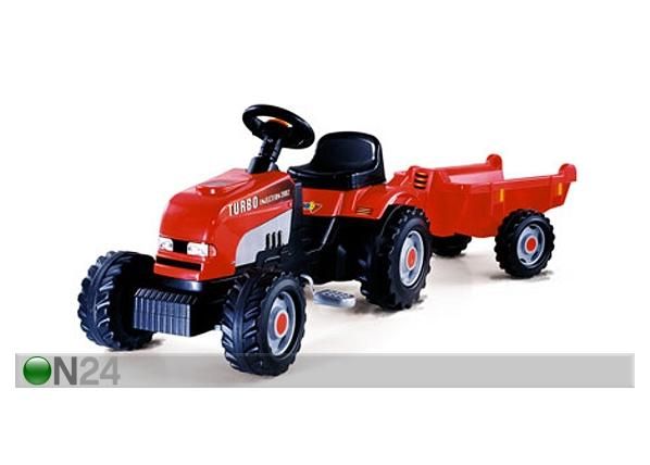 Smoby traktor GM käruga