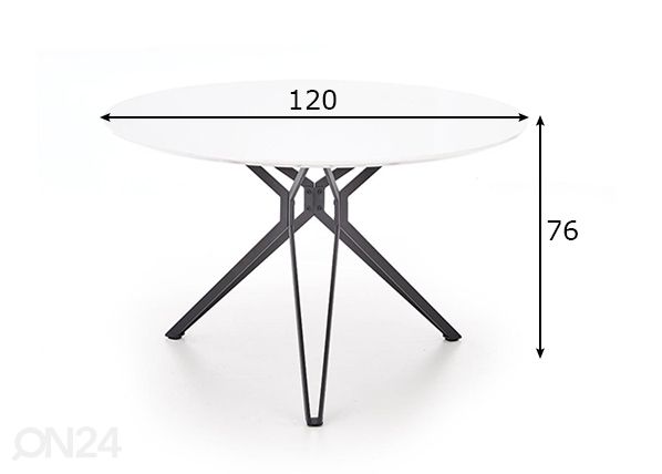 Söögilaud mõõdud