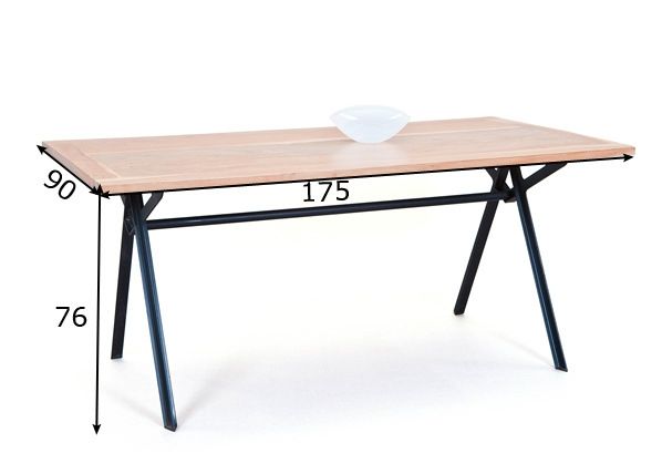 Söögilaud Celbridge 175x90 cm mõõdud
