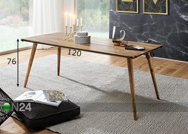 Söögilaud Repa 120x60 cm mõõdud