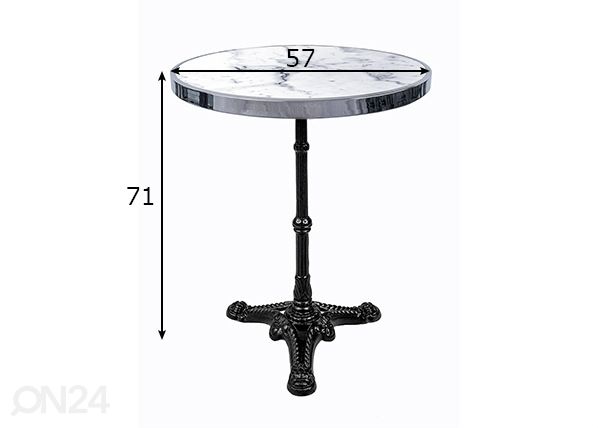 Söögilaud This&That Ø57 cm mõõdud