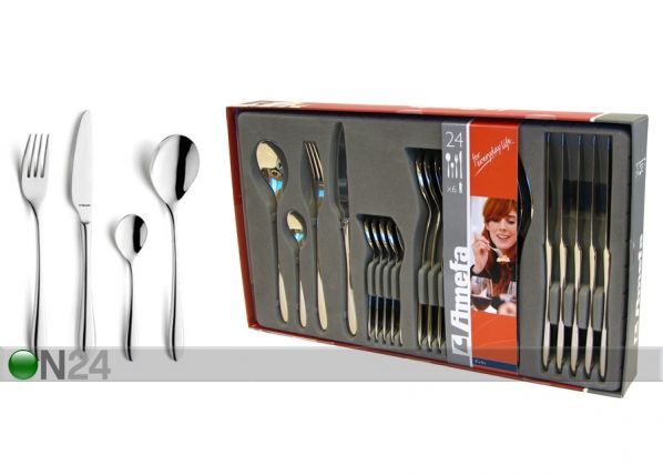 Söögiriistade komplekt Cuba 24 tk