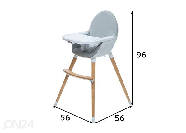 Söögitool Britton Fika mõõdud