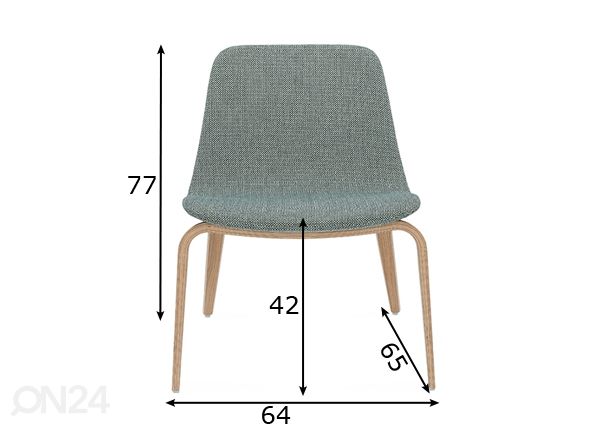 Söögitool Hips mõõdud