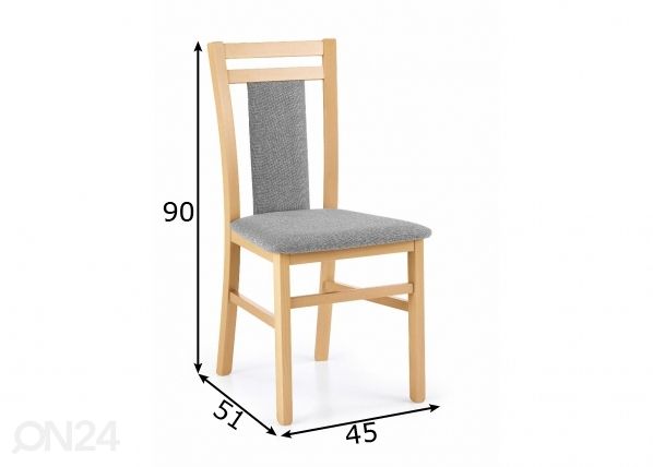 Söögitoolid, 2 tk mõõdud