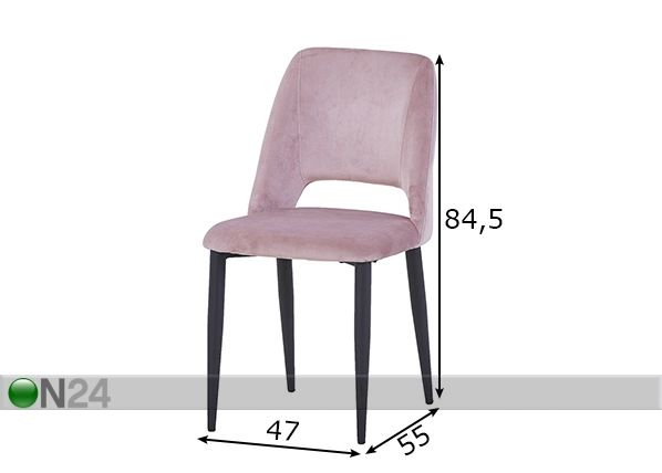 Söögitoolid Sit, 2 tk mõõdud