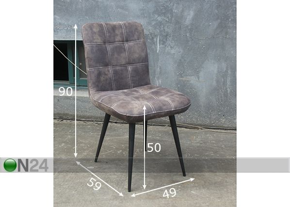 Söögitoolid Sit, 2 tk mõõdud
