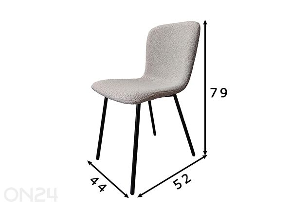 Söögitoolide komplekt 4 tk