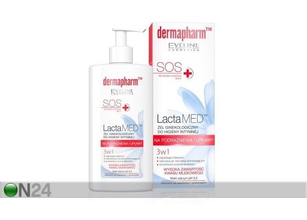 SOS Lactamed intiimpesugeel naistele Dermapharm Eveline Cosmetics 250ml