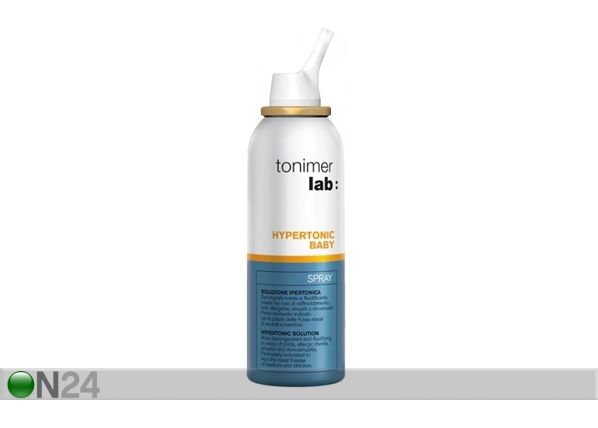 Steriilne hüpertooniline merevee lahus ninakoopa puhastamiseks lastele Tonimer Lab 100 ml