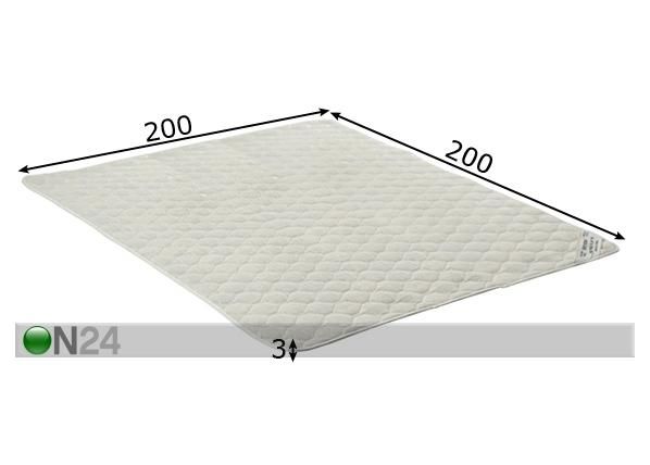 Stroma kattemadrats Top 200x200 cm