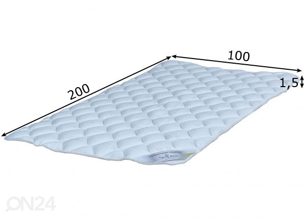 Stroma kattemadrats Top Comfort 100x200 cm mõõdud