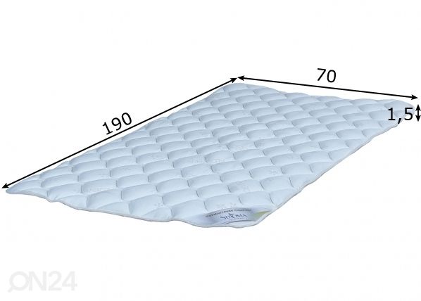 Stroma kattemadrats Top Comfort 70x190 cm mõõdud
