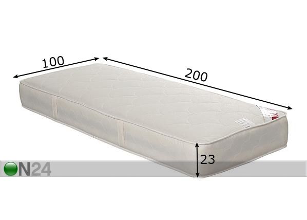Stroma madrats Kookos Ökoloogiline 100x200 cm mõõdud