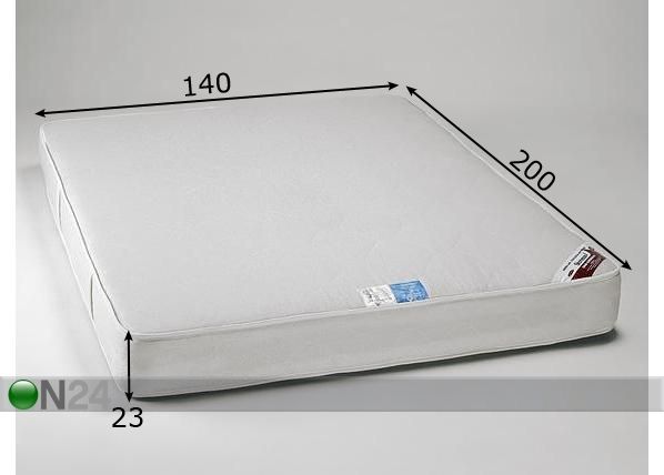 Stroma madrats Kookos Ökoloogiline 140x200 cm mõõdud