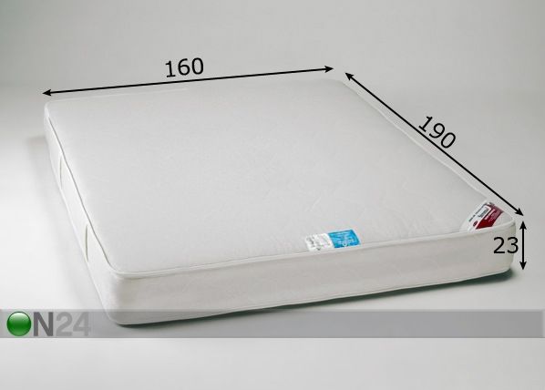 Stroma madrats Kookos Ökoloogiline 160x190 cm mõõdud