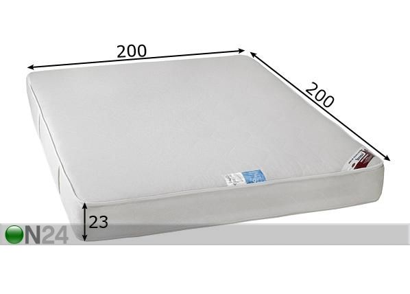 Stroma madrats Kookos Ökoloogiline 200x200 cm mõõdud