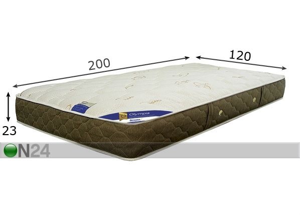 Stroma madrats Olympia 120x200 cm mõõdud