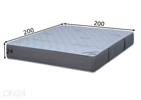 Stroma madrats Orfeas 200x200 cm mõõdud