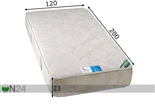Stroma madrats Ortopeediline Ökoloogiline 120x200 cm mõõdud