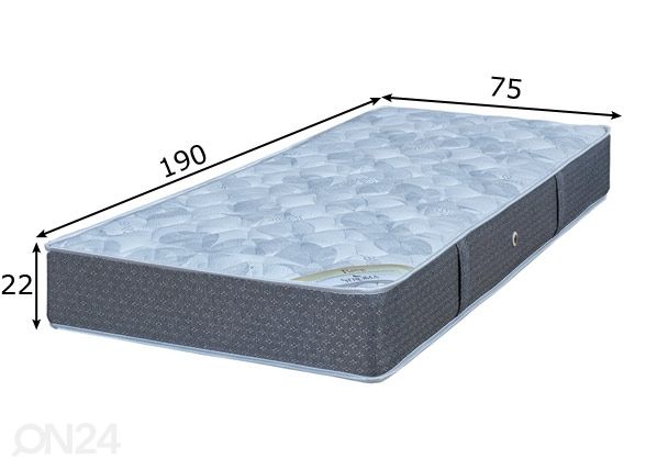 Stroma madrats Reva 75x190 cm mõõdud