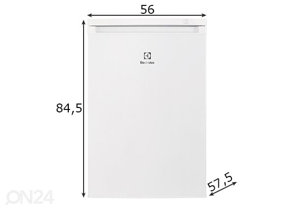 Sügavkülmik Electrolux mõõdud
