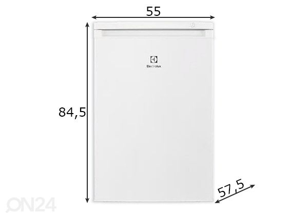 Sügavkülmik Electrolux mõõdud