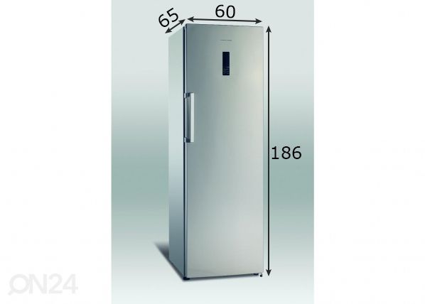 Sügavkülmik Scandomestic SFS352X mõõdud